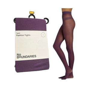 No Boundaries Purple Tights